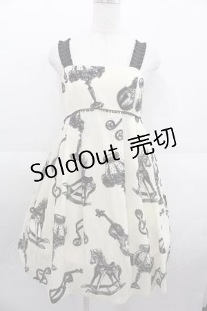 画像: Emily Temple cute / ヴィンテージマーケットノースリーブワンピース  オフ I-25-09-11-053-ET-OP-HD-ZI