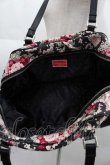 画像3: BABY,THE STARS SHINE BRIGHT / シュガーブーケ柄ボストン型BAG  黒 I-25-09-11-064-BA-BG-HD-ZI (3)