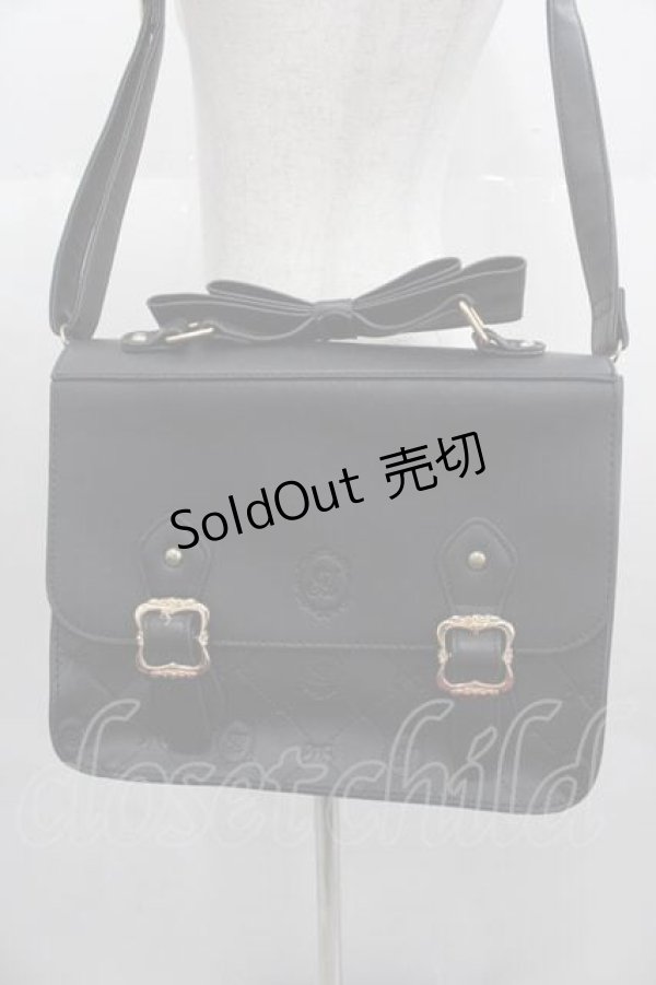 画像1: Amavel / Monogram Antique Ribbonバッグ  黒 I-25-09-11-069-CA-BG-HD-ZI (1)