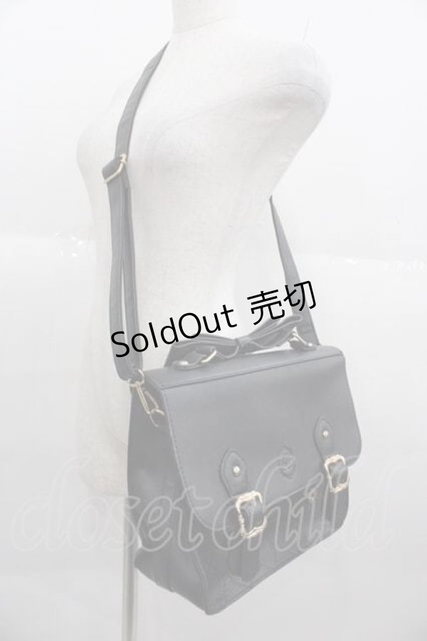 画像3: Amavel / Monogram Antique Ribbonバッグ  黒 I-25-09-11-069-CA-BG-HD-ZI (3)