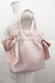 画像2: Maison de FLEUR / スモールダブルリボントートバッグ  ピンク I-25-09-11-072-LO-BG-HD-ZI (2)