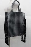 画像2: Maison de FLEUR / クロミダブルリボントートバッグ  黒チェック I-25-09-11-073-LO-BG-HD-ZI (2)