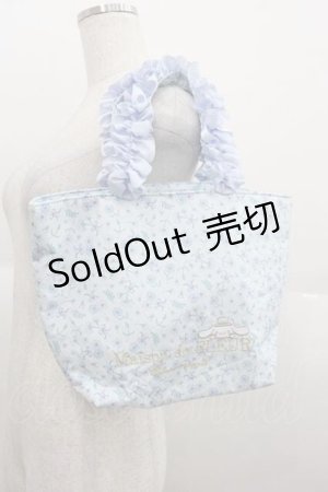 画像: Maison de FLEUR / シナモロールフリルハンドルトートバッグ  サックス I-25-09-11-075-LO-BG-HD-ZI