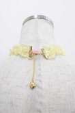 画像2: Angelic Pretty / レースハートチャームチョーカー  イエロー I-25-09-11-077-AP-AC-HD-ZI (2)