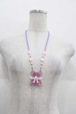 画像2: Angelic Pretty / Milkyベアーネックレス  ラベンダー I-25-09-11-078-AP-AC-HD-ZI (2)