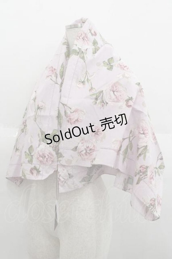 画像1: INGEBORG / フレンチピオニーpt.ストール  ピンク I-25-09-11-082-LO-SK-HD-ZI (1)