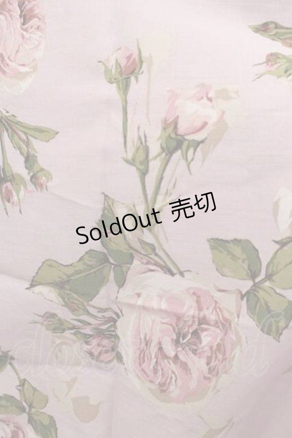 画像2: INGEBORG / フレンチピオニーpt.ストール  ピンク I-25-09-11-082-LO-SK-HD-ZI (2)