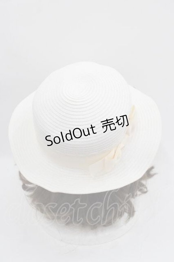 画像3: m petit by misako / AMブレードカンカン帽  シロ I-25-09-11-084-LO-AC-HD-ZI (3)