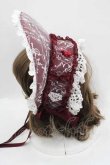 画像2: BABY,THE STARS SHINE BRIGHT / Ribbon Couture Paletteボンネット  ワイン I-25-09-11-093-BA-ZA-HD-ZI (2)