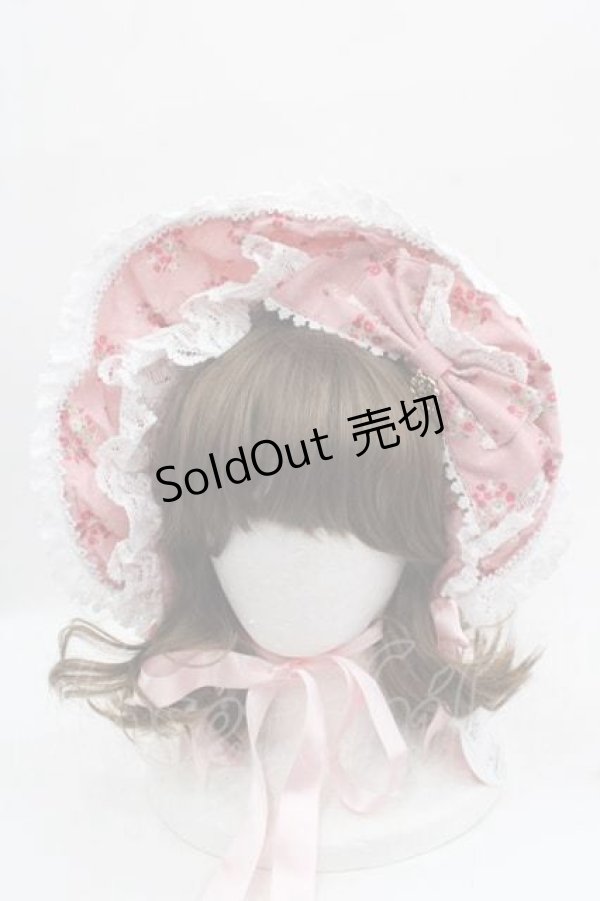 画像1: BABY,THE STARS SHINE BRIGHT / Petit Bouquet Catherineボンネット  ピンク I-25-09-11-095-BA-AC-HD-ZI (1)