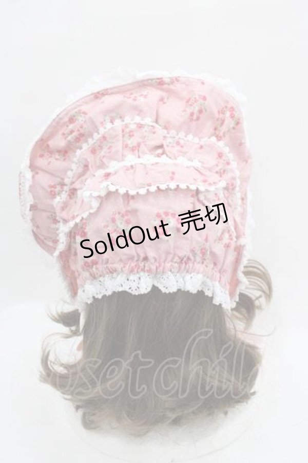 画像3: BABY,THE STARS SHINE BRIGHT / Petit Bouquet Catherineボンネット  ピンク I-25-09-11-095-BA-AC-HD-ZI (3)