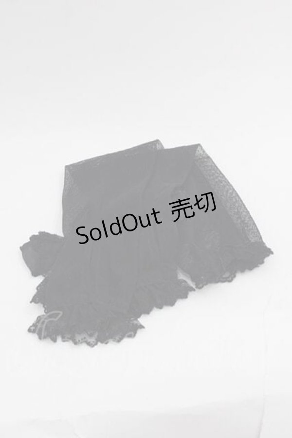 画像2: Angelic Pretty / エレガントパールアームウォーマー  黒 I-25-09-11-101-AP-ZA-HD-ZI (2)