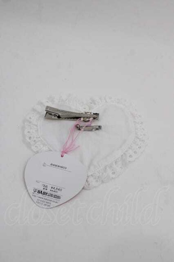 画像2: BABY,THE STARS SHINE BRIGHT / Bee My Sweet Honey柄ハートクリップ  ラベンダー I-25-09-11-104-BA-AC-HD-ZI (2)