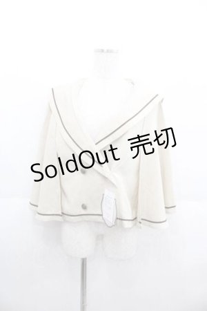 画像: Kurumi Collaboration / マリンアカデミアケープ 4L アイボリー I-25-09-11-013-LO-JA-HD-ZI