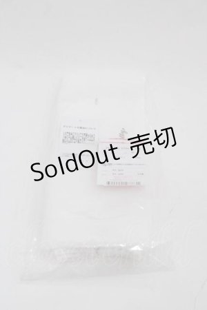 画像: Angelic Pretty / Sweetリボンオーバーニー  白 I-25-09-11-114-AP-AC-HD-ZI