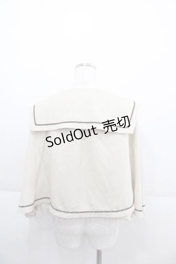 画像2: Kurumi Collaboration / マリンアカデミアケープ 4L アイボリー I-25-09-11-013-LO-JA-HD-ZI (2)