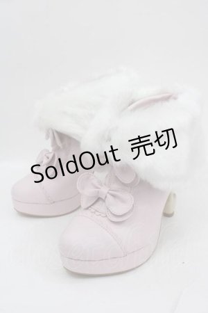 画像: BABY,THE STARS SHINE BRIGHT / BABYねこ足ファーブーティー  ピンク I-25-09-11-125-BA-SH-HD-ZI