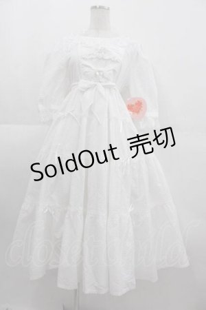 画像: BABY,THE STARS SHINE BRIGHT / Siestaワンピース  白 I-25-09-11-017-BA-OP-HD-ZI