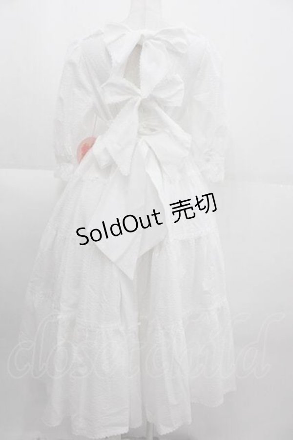 画像2: BABY,THE STARS SHINE BRIGHT / Siestaワンピース  白 I-25-09-11-017-BA-OP-HD-ZI (2)