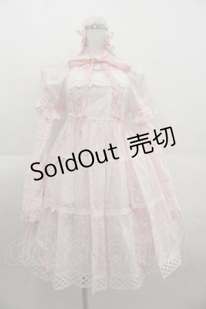 画像: BABY,THE STARS SHINE BRIGHT / はわせドールワンピース&ヘッドドレス  ピンク I-25-09-11-018-BA-OP-HD-ZI