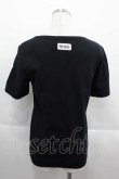 画像2: PINK HOUSE / ロゴワッペン半袖Tシャツ M ブラック I-25-09-13-046-LO-TS-HD-ZT077 (2)