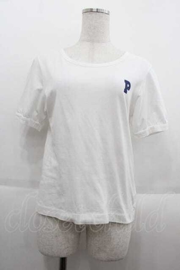 画像1: PINK HOUSE / ロゴトップス  白 I-25-09-13-048-LO-TO-HD-ZT191 (1)