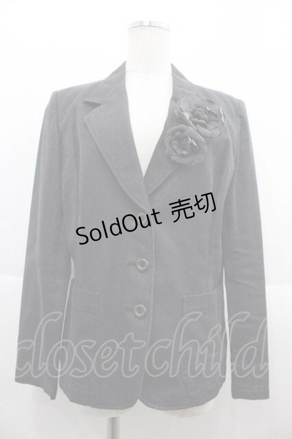 画像1: INGEBORG / ジャケット  デニム黒 I-25-09-13-056-LO-JA-HD-ZI (1)