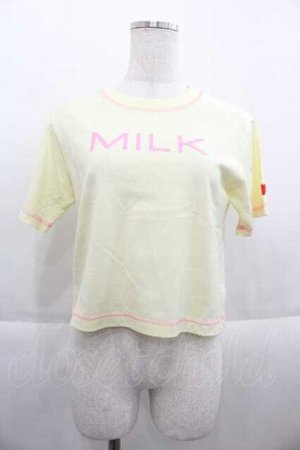画像: MILK / MILK SUMMER T  イエロー×ピンク I-25-09-13-007-ML-TS-HD-ZI