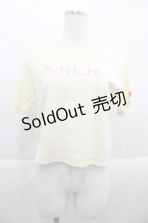 画像: MILK / MILK SUMMER T  イエロー×ピンク I-25-09-13-007-ML-TS-HD-ZI