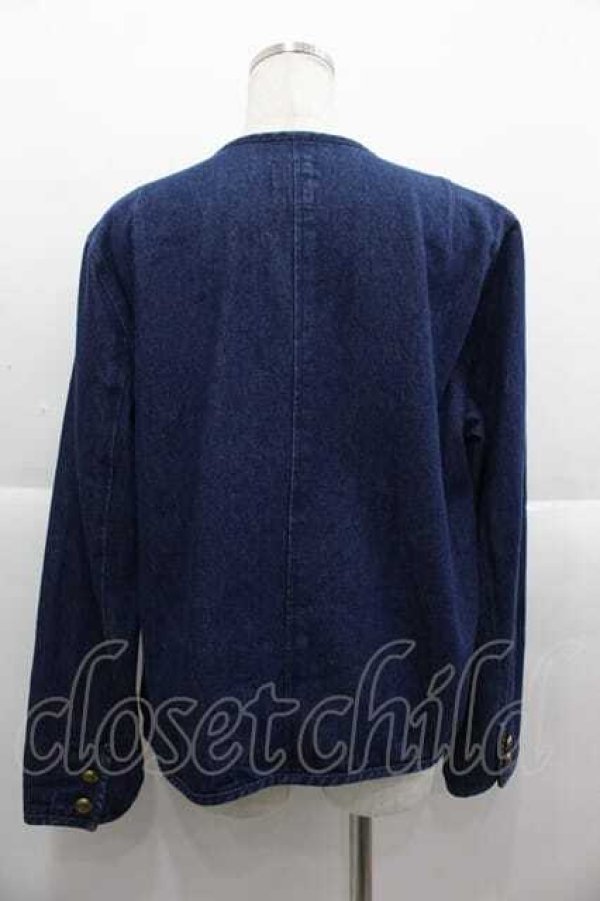 画像2: KETTY / リボンデニムジャケット  青デニムＸゴールド I-25-09-13-065-EL-JA-HD-ZS (2)