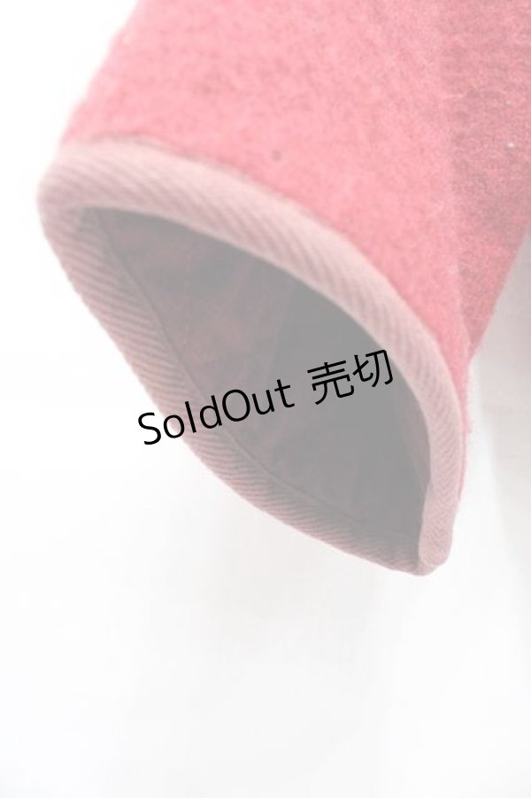 画像4: PINK HOUSE / 丸ワッペン付きマオカラージャケット  レッド I-25-09-13-067-LO-JA-HD-ZI (4)