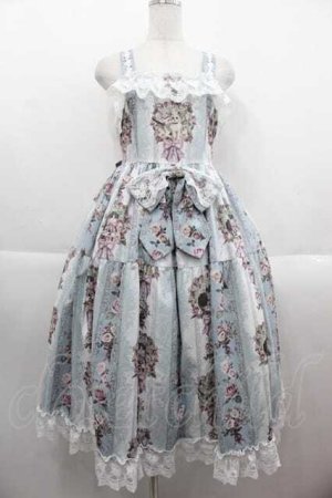 画像: RoyalPrincessAlice / Rococo Rose Catジャンパースカート  サックス I-25-09-13-072-LO-OP-HD-ZI
