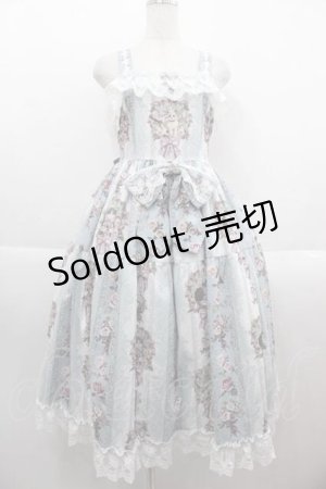 画像: RoyalPrincessAlice / Rococo Rose Catジャンパースカート  サックス I-25-09-13-072-LO-OP-HD-ZI