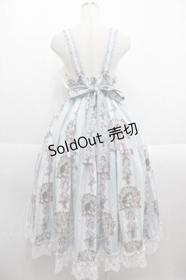 画像2: RoyalPrincessAlice / Rococo Rose Catジャンパースカート  サックス I-25-09-13-072-LO-OP-HD-ZI (2)