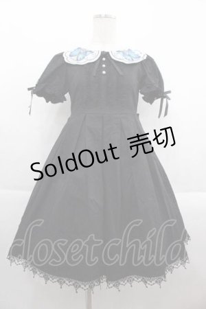 画像: MOONRIVER / Butterfly Dreamワンピース S ブラック I-25-09-13-082-LO-OP-HD-ZI
