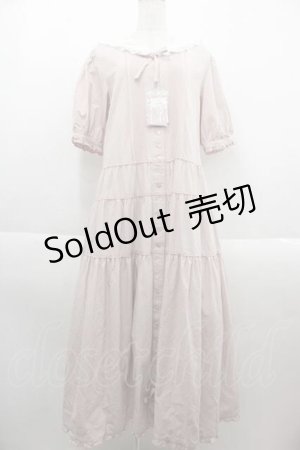 画像: PINK HOUSE / セーラーカラーダンガリーワンピース  ピンク I-25-09-13-092-LO-OP-HD-ZI