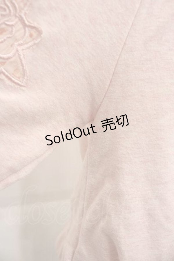 画像3: LIZ LISA / ローズ刺繍パーカー  ピンク I-25-09-13-010-LO-TO-HD-ZI (3)