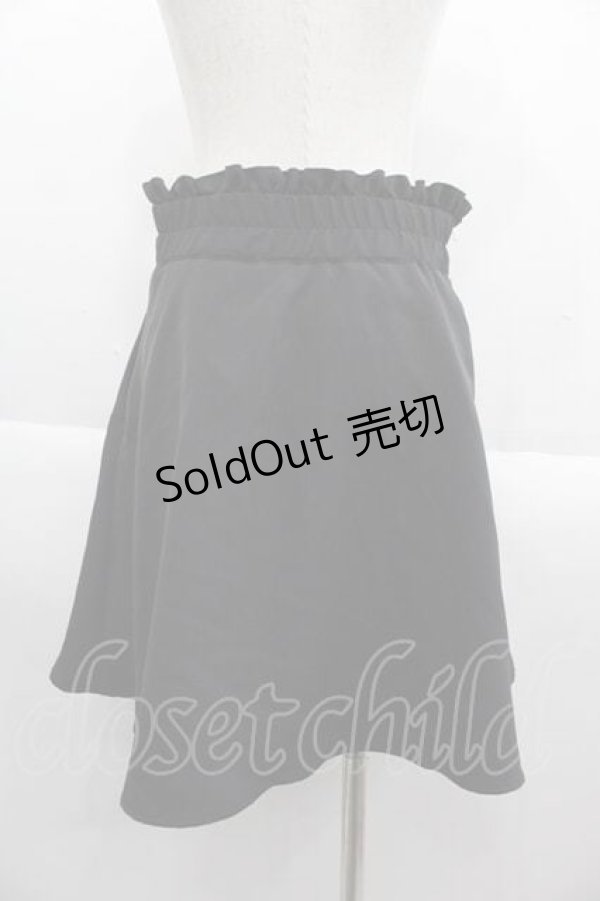 画像2: DearMyLove / ハートバックルレースアップスカート L 黒 I-25-09-13-102-EL-SK-HD-ZI (2)