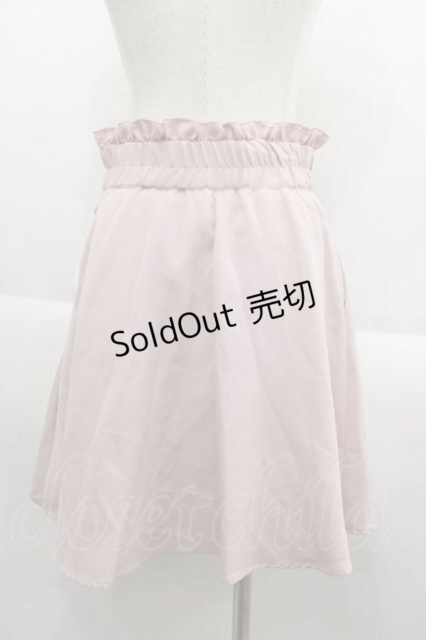 画像2: DearMyLove / ハートバックルレースアップスカート L ピンクＸ黒 I-25-09-13-104-EL-SK-HD-ZI (2)