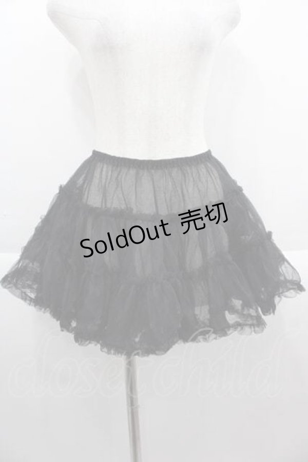 画像1: LOLITAその他(お買取対象外) / ミニチュールパニエ  黒 I-25-09-13-106-LO-SK-HD-ZI (1)