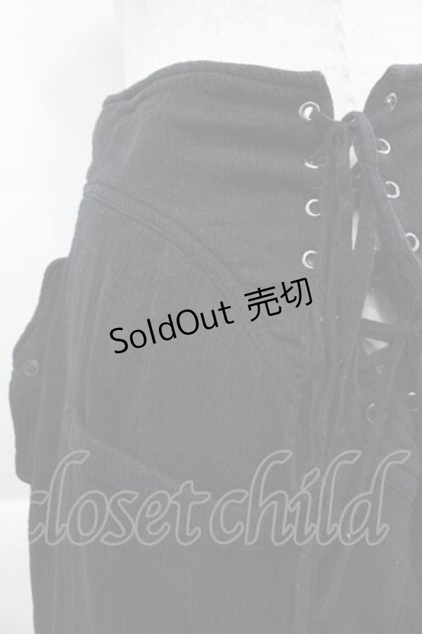 画像3: alice auaa / 楊柳ジョッパーズパンツ 1 黒 I-25-09-13-120-AA-TO-HD-ZI (3)