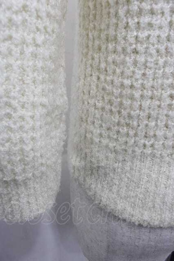 画像3: LIZ LISA / 後ろリボンニットトップス  アイボリーＸ白 I-25-09-13-018-LO-TO-HD-ZI (3)