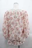 画像2: LIZ LISA / フラワーレース半袖ブラウス  ピンク I-25-09-13-022-LO-BL-HD-ZT205 (2)