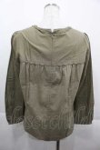 画像2: INGEBORG / スカラップレースノーカーラーブラウス M カーキ I-25-09-13-030-LO-BL-HD-ZT198 (2)