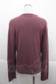画像2: INGEBORG / モチーフ付きパイル地カーディガン  パープル I-25-09-13-040-LO-TO-HD-ZI (2)