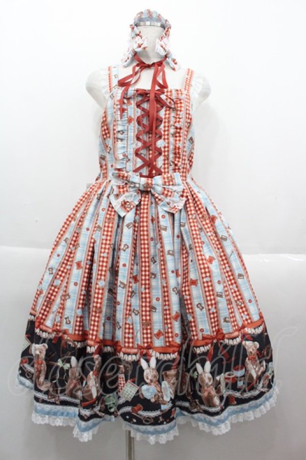 morphose Happy Sewing Timeジャンパースカート No.914 Happy Sewing Time ジャンパースカート+ヘッドドレス