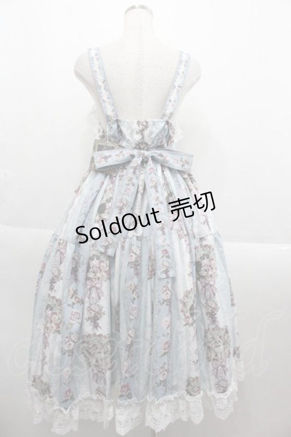 画像2: RoyalPrincessAlice / Rococo Rose Catジャンパースカート  ブルー I-25-09-15-054-LO-OP-HD-ZI (2)