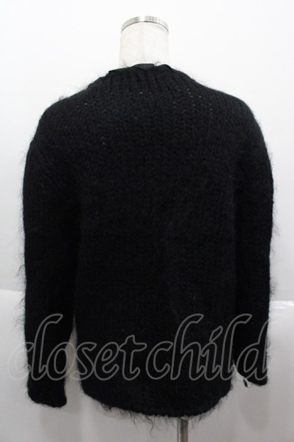 画像2: INGEBORG / パールボタンニットカーディガン  黒Ｘ白Ｘゴールド I-25-09-15-009-LO-TO-HD-ZI (2)