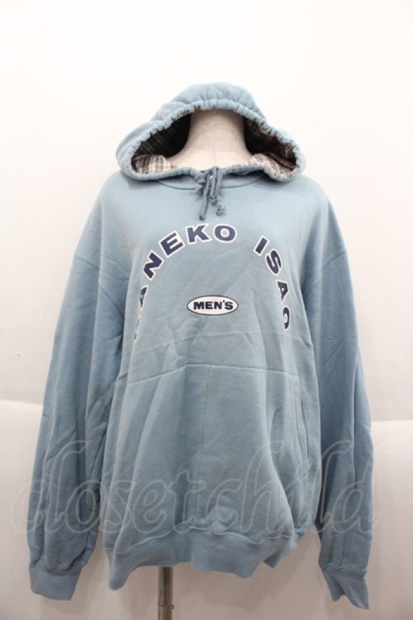 画像1: KANEKO ISAO / メンズパーカー  ライトブルー I-25-09-15-010-EL-TO-HD-ZI (1)