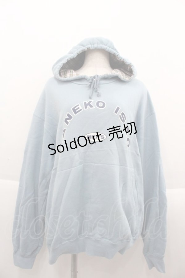 画像1: KANEKO ISAO / メンズパーカー  ライトブルー I-25-09-15-010-EL-TO-HD-ZI (1)